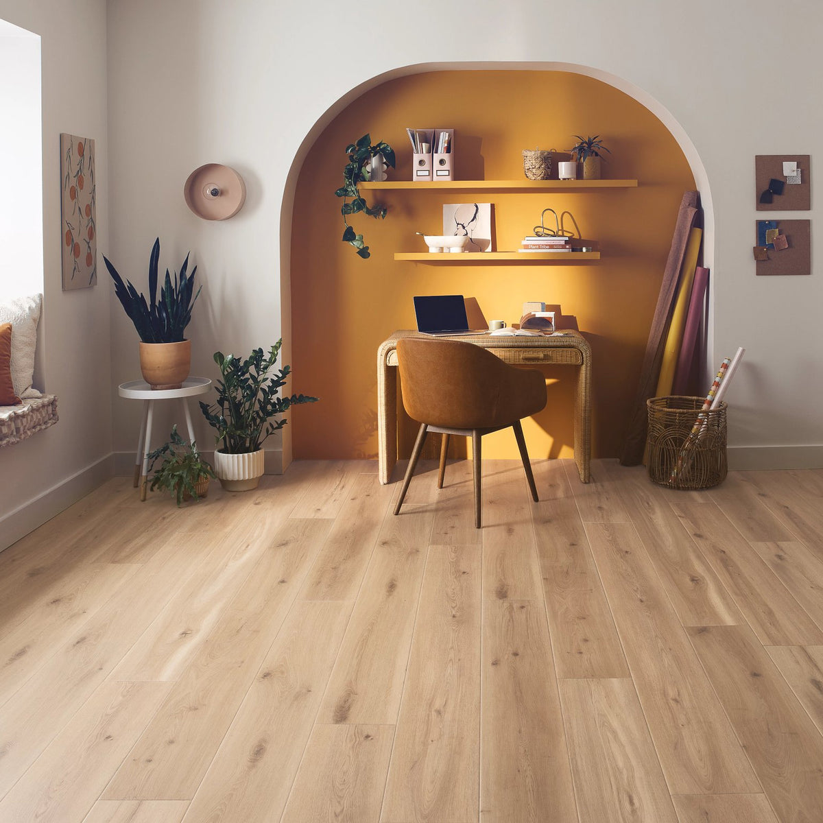 琥珀 Blonde Oak | COREtec Originals Premium | Best Floor for Dogs