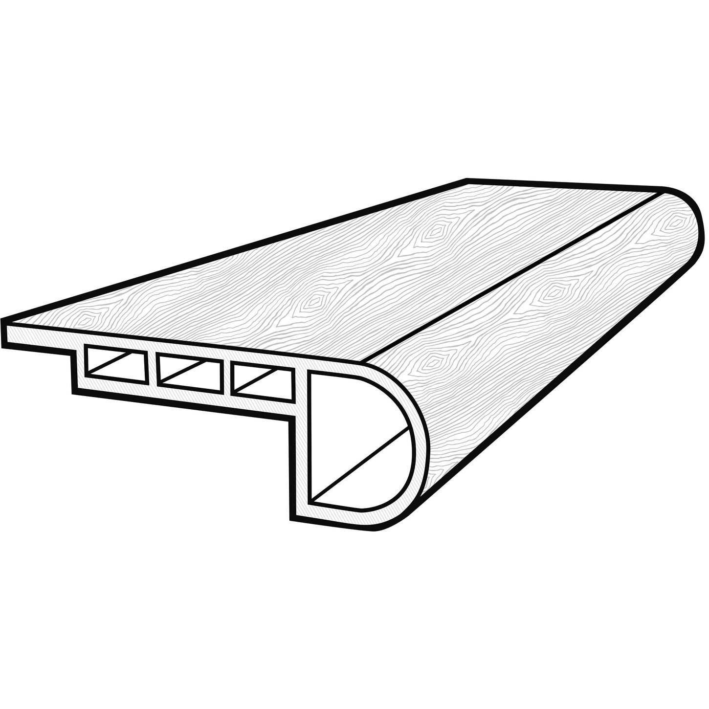 COREtec Flush stairnosing